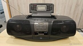 Portable stereo CD system Panasonic RX-DT07