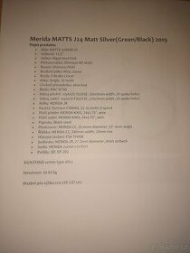 Merida Matts J24 (silver/green/black) model 2019