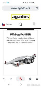 Agados Panter přepravník automobilů