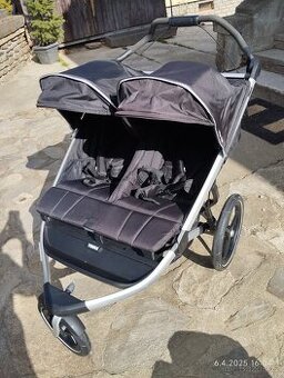 Dvojkočárek Thule Urban Glide 2 Double s korbičkou, v záruce