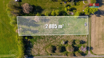 Prodej pozemku k bydlení, 2 805 m², Velký Šenov