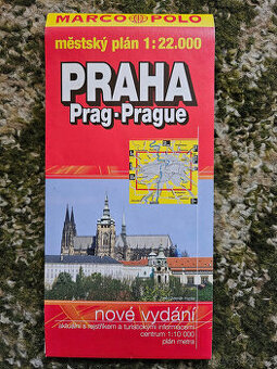 Mapa Prahy 1:22000
