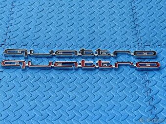 Logo do masky na vozy Audi znak Quattro