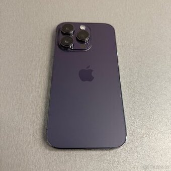 iPhone 14 Pro 512GB deep purple, bez škrábance, rok záruka