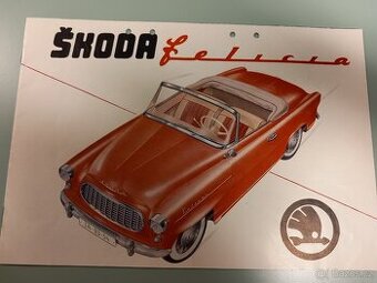 Škoda Felicia - dobový prospekt v němčině