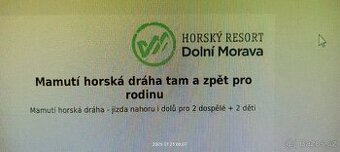 Mamutí horská dráha DM