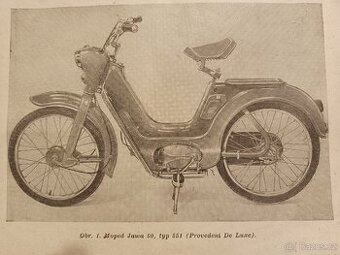 Moped Jawa 50-typ 551-návod k obsluze a údržbě