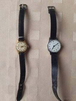 Staré náramkové hodinky.