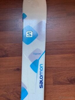 SALOMON SETLyže 159, boty 25,vázání,hůlky, vak