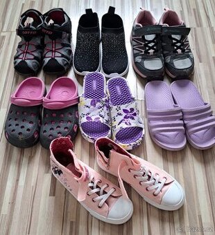 Boty / obuv dívčí 7párů vel. 35 a 36