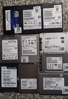 2,5" sata ssd 256GB (značkové)