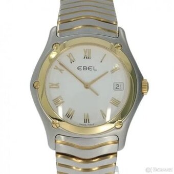 Zlaté švýcarské hodinky Ebel Classic Wave 18k zlato