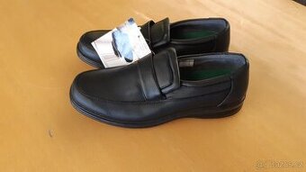 Černé polobotky-mokasíny 