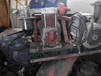 Kompresor a tlaková nádoba