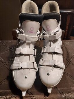 Dámské brusle vel. 37 plastový skelet - 3 přezky