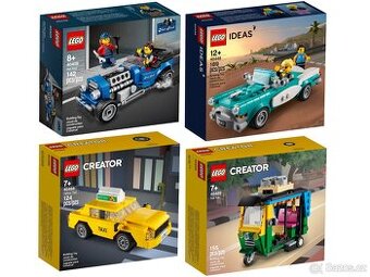 LEGO AUTA 40409 , 40448 , 40468 , 40469