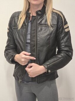 Dámská kožená bunda na motorku TXR Carmen černá