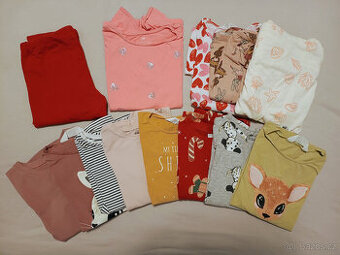 Sada dívčího oblečení H&M a Lindex 122-128