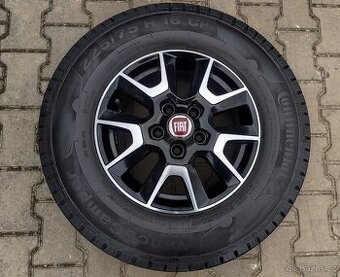 Alu kola originál Fiat Ducato 5x118 R16 KRÁSNÁ LETNÍ SADA