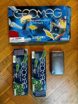 Geomag magnetická stavebnice – Panels 125 + Glow + kovový bo