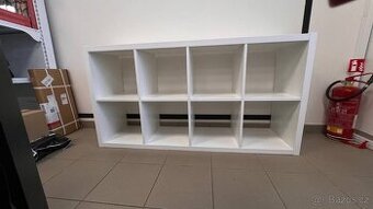 Regál IKEA KALLAX, bílý, 8 přihrádek - 1