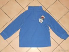 Mikina flaušová pro chlapečka na vel.110.