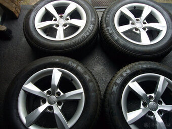 ZIMNÍ ALU KOLA orig.AUDI A4-A6 16" 5x112 7,5" et-37,stř.-