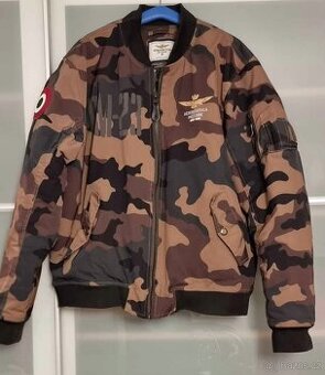 Zimní bunda Aeronautica Militare (maskáčový bomber)