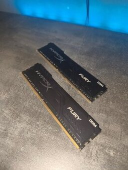 2x 8GB DDR4 RAM HyperX Fury Black (3000 MHz)