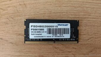 RAM 8 GB DDR4 2666 MHz SO-DIMM – Patriot