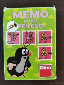 Memo Pexeso krteček pro nejmenší 24 kartiček - 1
