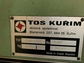TOS Kurim FS 100 CNC Heidenahin TNC410 - 1