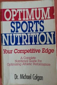 Optimum Sports Nutrition - obsáhlá anglická kniha o výživě - 1