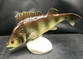 Royal Dux, ryba, porcelán - 1