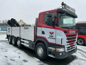 Scania G 440 EURO 5, 8x2,  HYDRAULICKÁ RUKA PALFINGER