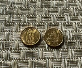 Zlaté mince 20 koruny FJ 1902 1899