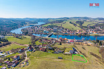 Prodej pozemku k bydlení, 1223 m², Kamýk nad Vltavou
