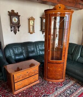 Set komoda pod TV a rohová vitrína, 3266