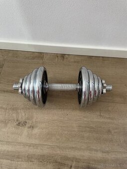 Nakládací činka - chrom, 14kg - 1