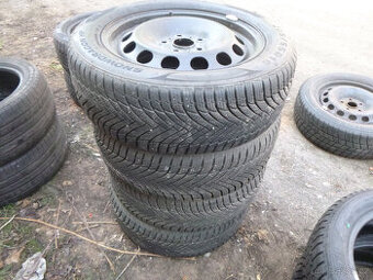 4x disk (5x112) zimní pneu 205/55 r16 (7 mm)