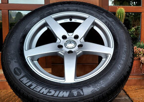 zimné alu R17 5x112 Mercedes S, + pneu Michelin 245/55, 0 km
