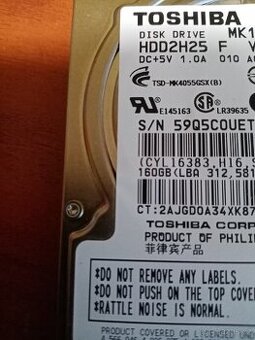 HDD 2,5" 160GB