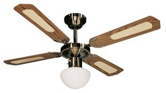 Stropní ventilátor s vestavěným světlem