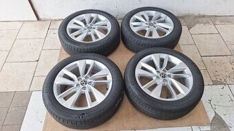 Alu kola VW 17" 5x100 letní pneu 205/55 R17 7mm T-Cross