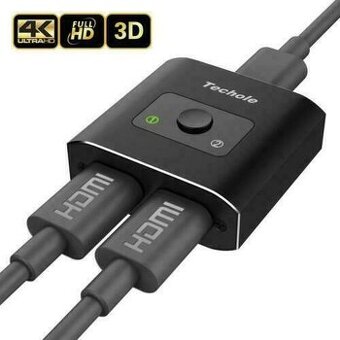 Obousměrný HDMI splitter Techole pro dva zdroje signálu