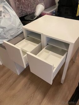 Noční stolík 2x Ikea bílé
