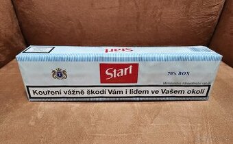 Retro kartón cigaret START - 10 krabiček v balení