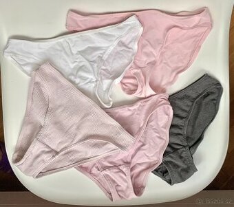dámské Kalhotky bavlněné H&M růžové 5