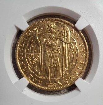 5 Dukát Milénium svatého Václava 1929 NGC