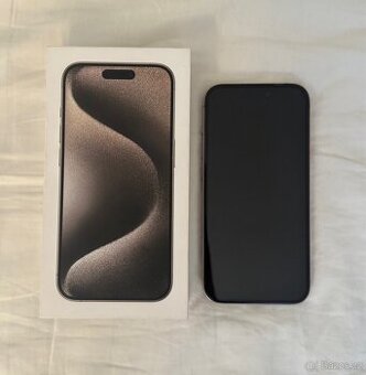 Prodám IPhone 15 pro 256gb Natural Tutanium